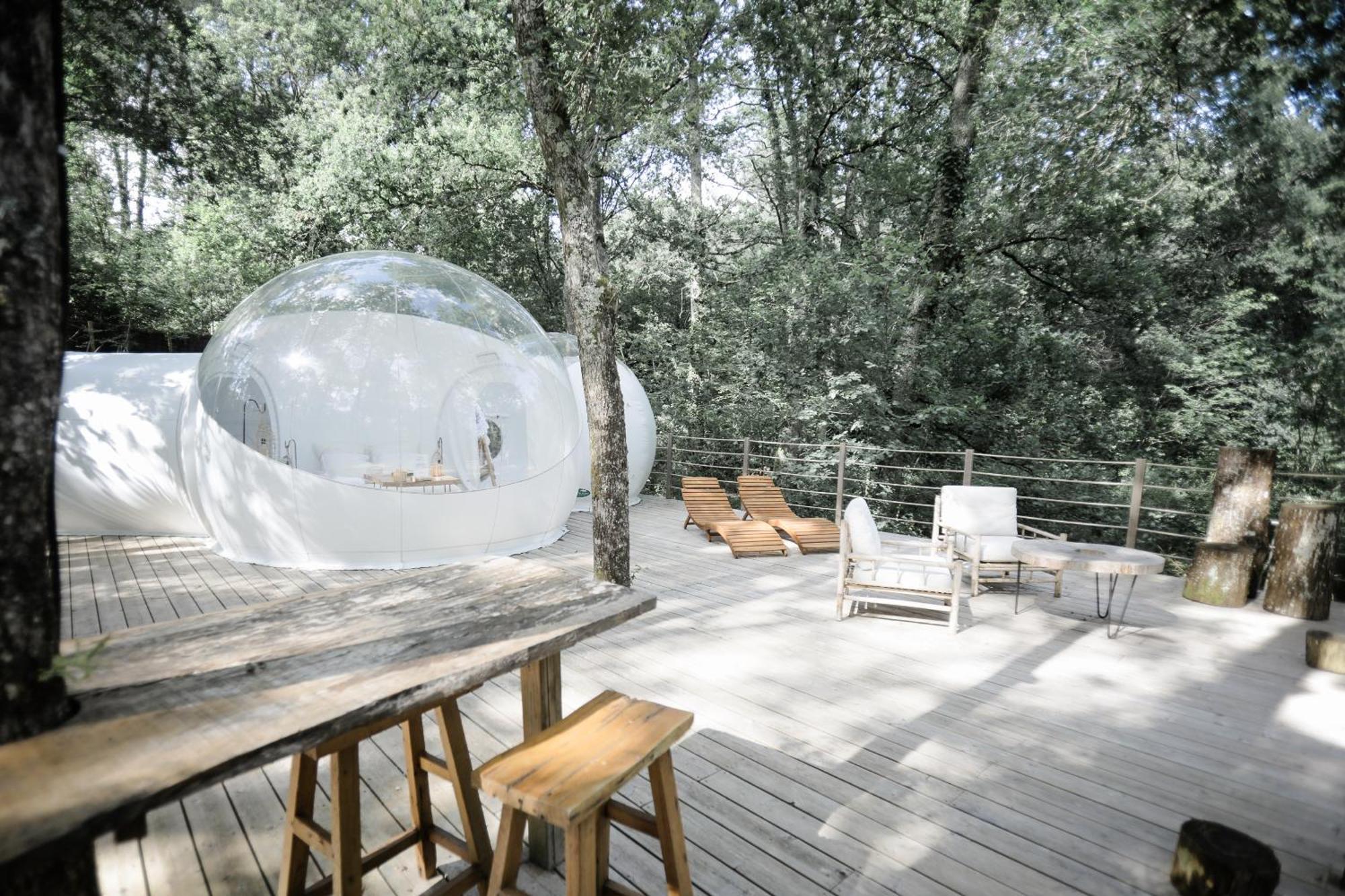 Bed and Breakfast Les Bulles De Bordeaux à Salleboeuf Extérieur photo