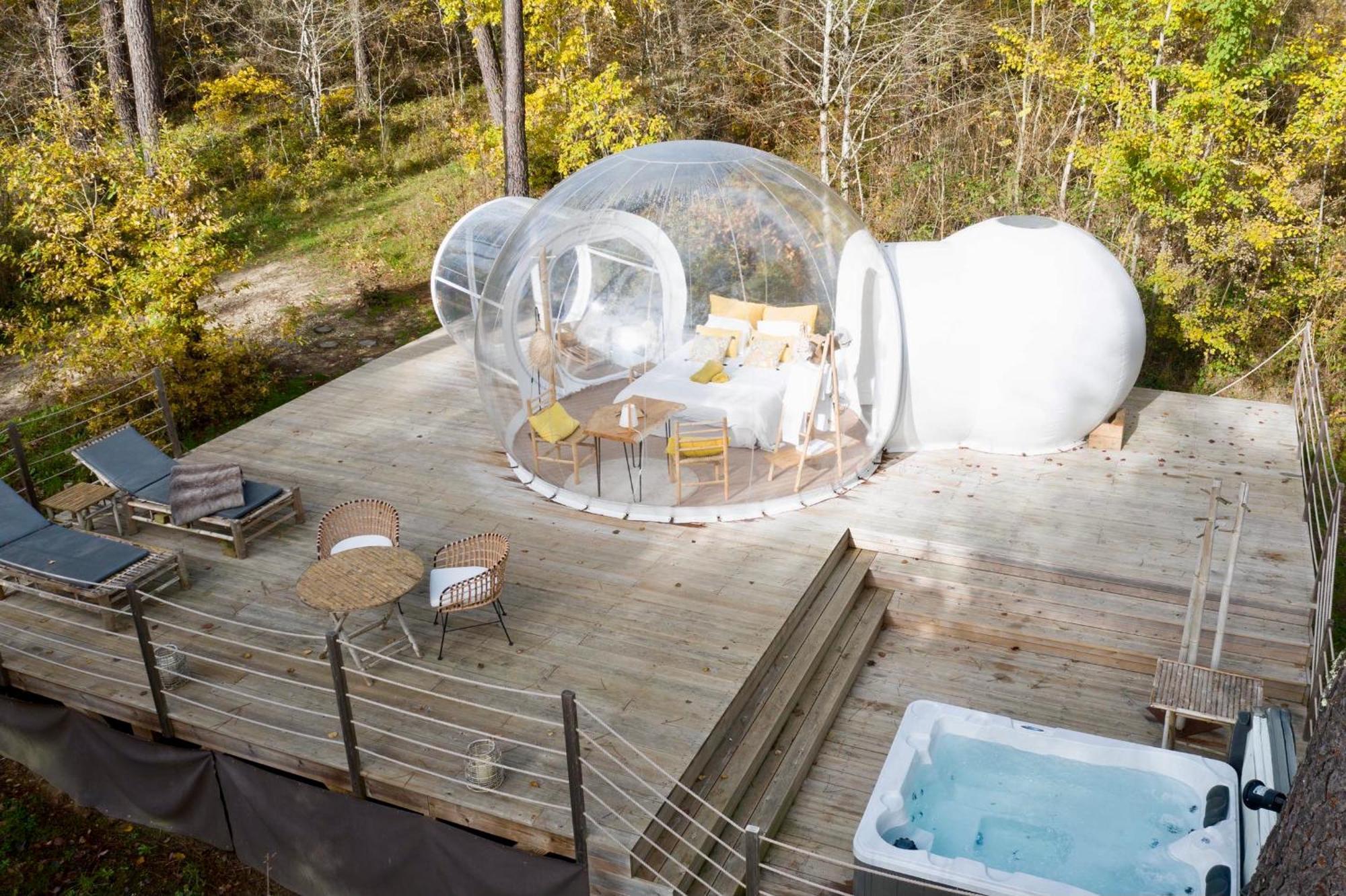 Bed and Breakfast Les Bulles De Bordeaux à Salleboeuf Extérieur photo